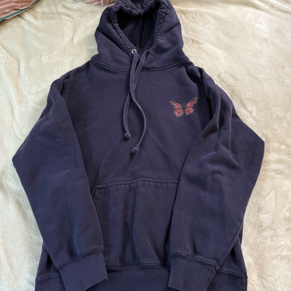 Purple Butterfly Hoodie